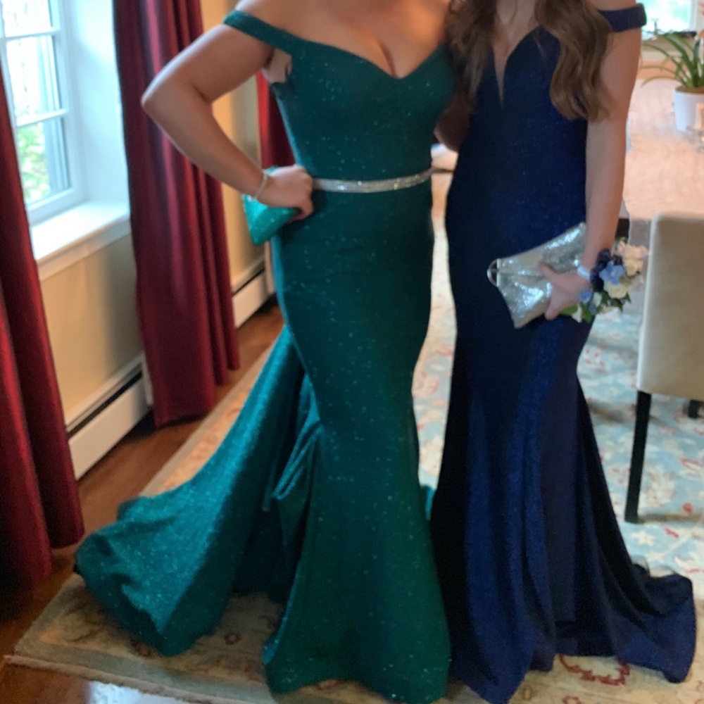 Emerald Green Jovani Prom Dress